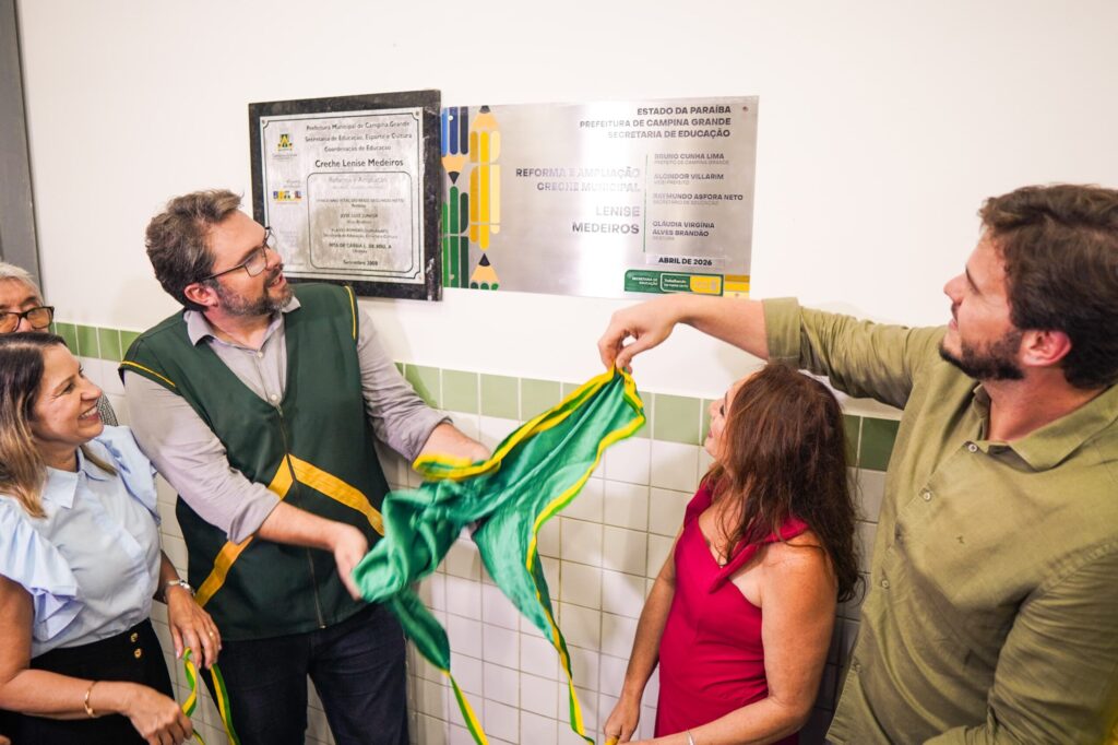 Prefeitura de Campina Grande inaugura reforma e ampliação da Creche Lenise Medeiros, nas Malvinas